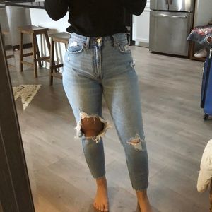 Abercrombie and Fitch. The mom high rise - curve love